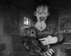 Robbie Rotten Poster -Halloween Props Shop RobbieRottenBlackandWhite3HiRes Copy clipped rev 1