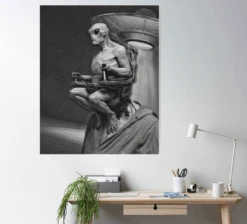 Alien Mind Control Poster -Halloween Props Shop alien mind control poster 29931189993520