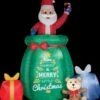 Animated Airblown Popup Santa -Halloween Props Shop animated airblown popup santa 29123593437232