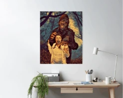 Bigfoot Poster -Halloween Props Shop bigfoot version 3 poster 29931012849712