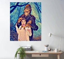 Bigfoot Poster -Halloween Props Shop bigfoot version 3 poster 29931019468848