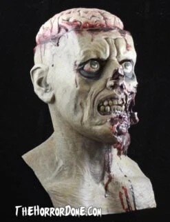 "Brain Dead Zombie" HD Studios Pro Mask -Halloween Props Shop brain dead zombie hd studios pro halloween mask 8671019905