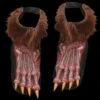 "Brown Werewolf Shoe Covers" Halloween Costume Accessory 2 "Brown Werewolf Shoe Covers" Halloween Costume Accessory -Halloween Props Shop brown werewolf shoe covers halloween costume accessory 14160918020144