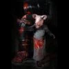 "Butcher Barrel Shocktronic" Live Actor Halloween Animatronic -Halloween Props Shop butcher barrel shocktronic live actor halloween animatronic 7525785337904