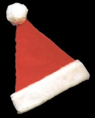 "Classic Santa Hat - Deluxe Plush" Christmas Costume Accessory 3 "Classic Santa Hat - Deluxe Plush" Christmas Costume Accessory