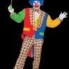 "Clown On The Town" Costume (Adult Size) 1 "Clown On The Town" Costume (Adult Size) -Halloween Props Shop clown on the town value halloween costume adult size 14203725348912
