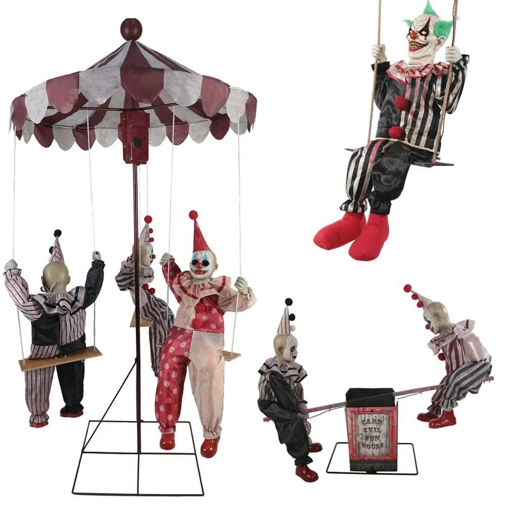 "Clowns" Electric Animated Halloween Props - Package Deal 4 "Clowns" Electric Animated Halloween Props - Package Deal - Image 2