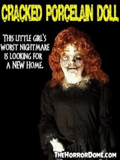 "Cracked Porcelain Doll" HD Studios Pro Costume -Halloween Props Shop cracked porcelain doll hd studios pro halloween costume 14326778331184