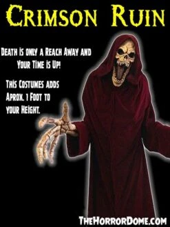 "Crimson Ruin" HD Studios Costume -Halloween Props Shop crimson ruin hd studios night terror halloween costume 14335396184112