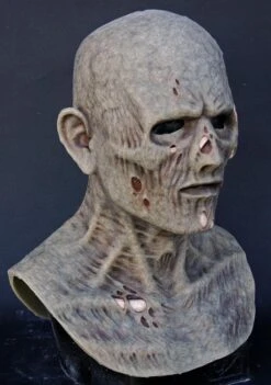 "Crusty Zombie - Green" Silicone Mask -Halloween Props Shop crusty zombie green silicone halloween mask 8671824833