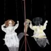 "Ghostly Go Round - Creepy Dolls" Animated Halloween Props - 3 Dolls -Halloween Props Shop ghostly go round creepy dolls animated halloween props 3 dolls 28428805439536