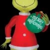 Giant Airblown Grinch With Ornament -Halloween Props Shop giant airblown grinch with ornament 29123582591024
