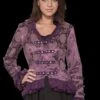 "Gothic Ghostly Jacket In Purple" HD Hollywood Costume