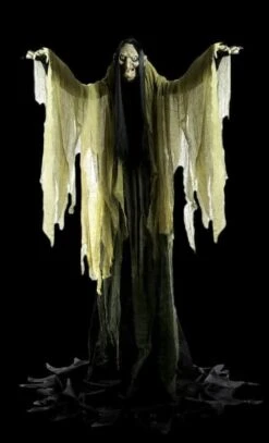 "Hagatha The Towering Witch" Electric Animated Halloween Prop