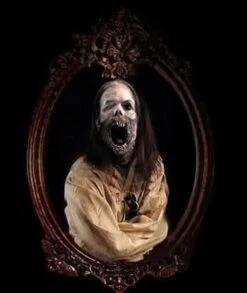"Haunted Mirror - Zombie Asylum" Professional Animated Halloween Decoration