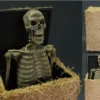 "Hay Bale Popper" Skeleton Halloween Animatronic 2 "Hay Bale Popper" Skeleton Halloween Animatronic -Halloween Props Shop hay bale popper skeleton halloween animatronic 23253075649