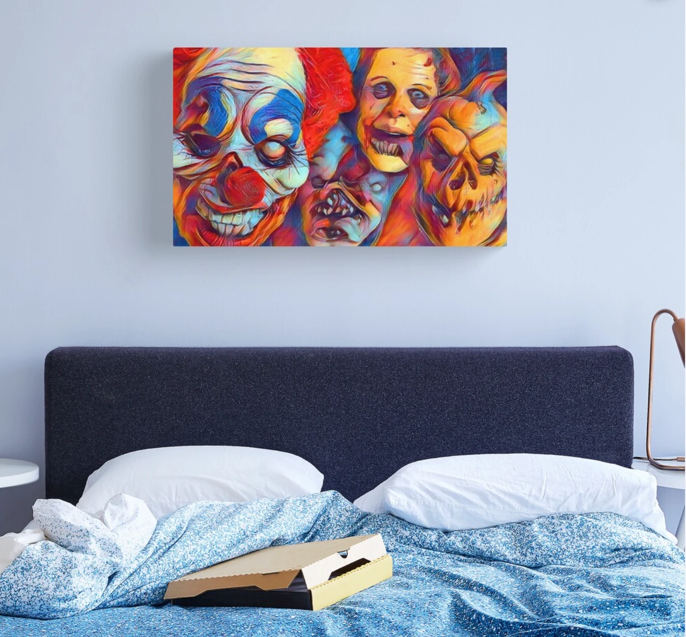 Horror Faces Canvas Print 3 Horror Faces Canvas Print