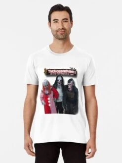 HorrorDome Logo Premium White T-Shirt
