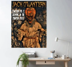Jack O'Lantern Poster -Halloween Props Shop jack o lantern poster 29931694784560