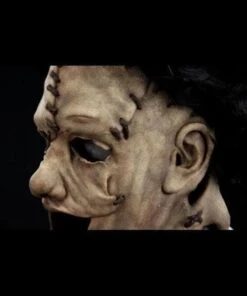 "Leather Hood" Silicone Mask -Halloween Props Shop leather hood silicone halloween mask with hair 20360382593