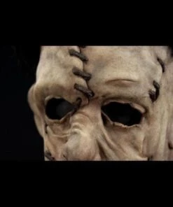 "Leather Hood" Silicone Mask -Halloween Props Shop leather hood silicone halloween mask with hair 20360382849