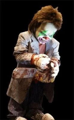 "Mini Mean The Chainsaw Clown" Halloween Animatronic