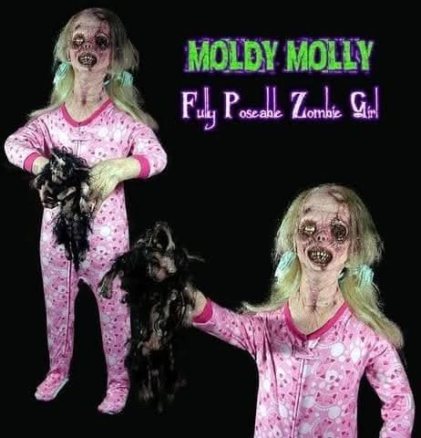 "Moldy Molly And Rotten Robbie" Zombie Halloween Props - Combo Package Deal 4 "Moldy Molly And Rotten Robbie" Zombie Halloween Props - Combo Package Deal - Image 2