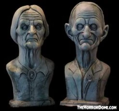 "Madam And Master Macy Ghostly Manor Busts" HD Exclusive Halloween Decoration