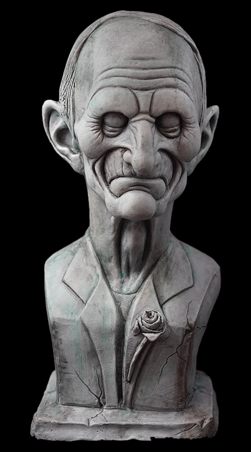 "Madam And Master Macy Ghostly Manor Busts" HD Exclusive Halloween Decoration 5 "Madam And Master Macy Ghostly Manor Busts" HD Exclusive Halloween Decoration - Image 3