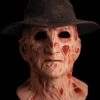 "Nightmare On Elm Street 4 - Freddy" Deluxe Mask With Hat -Halloween Props Shop nightmare on elm street 4 deluxe freddy with hat mask 15547021623344