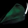 "Peter Pan Elf Hat - Green Felt" Halloween Costume Accessory -Halloween Props Shop peter pan elf hat green felt halloween costume accessory 14364556820528