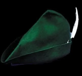 "Peter Pan Elf Hat - Green Felt" Halloween Costume Accessory 3 "Peter Pan Elf Hat - Green Felt" Halloween Costume Accessory