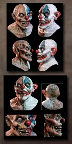 "Rot The Clown" HD Studios Pro Mask -Halloween Props Shop rot the clown hd studios pro halloween mask 8704273409