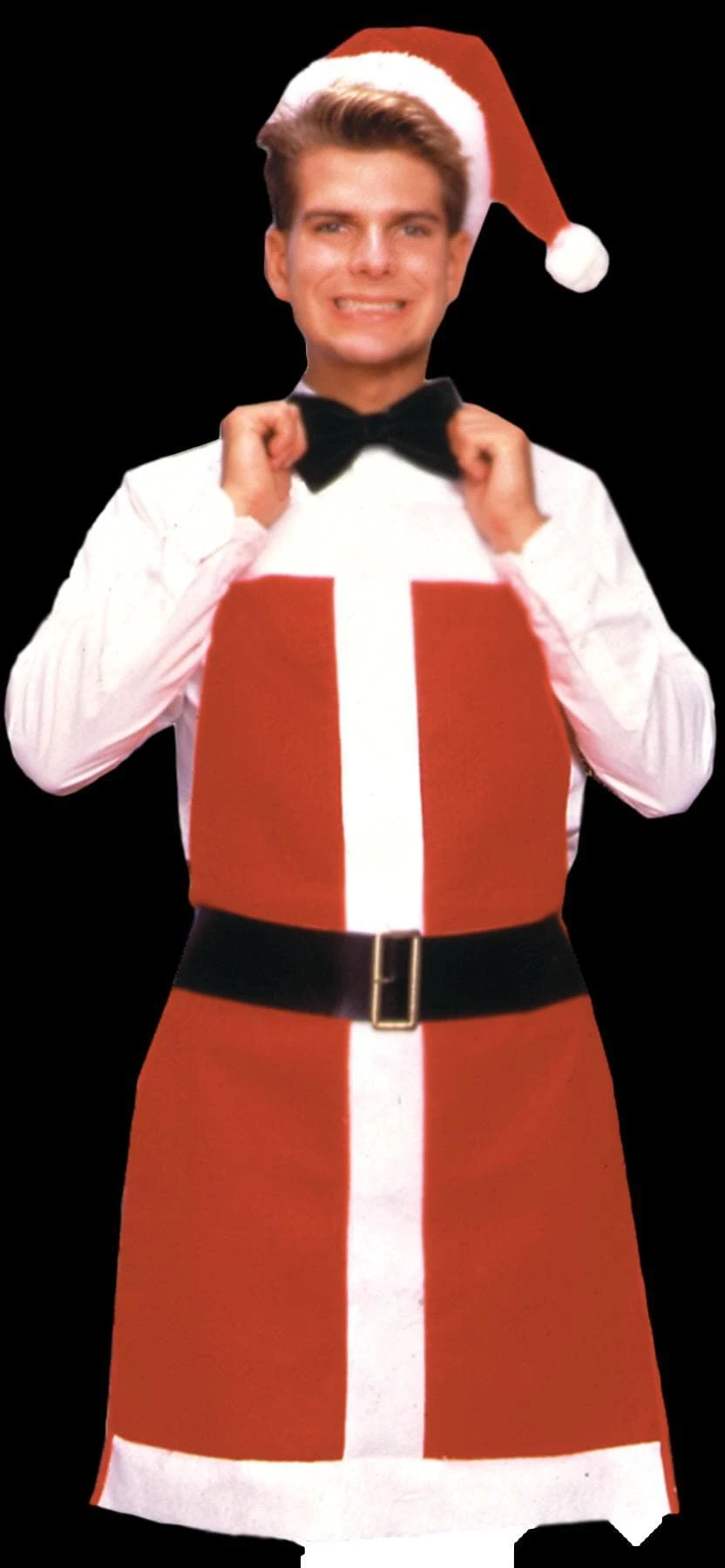 "Santa Clause Bartender Apron" Christmas Costume 3 "Santa Clause Bartender Apron" Christmas Costume