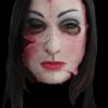 "Serial Killer Facemask" Mask -Halloween Props Shop serial killer facemask latex halloween mask 28425319678000