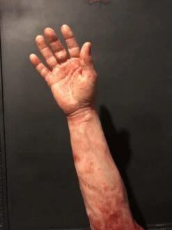 "Severed Male Right Arm - Silicone" Human Body Part Halloween Prop -Halloween Props Shop severed male right arm silicone human body part halloween prop 28424911224880