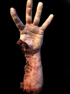 "Shark Bite Silicone Arm" Bloody Body Part Prop
