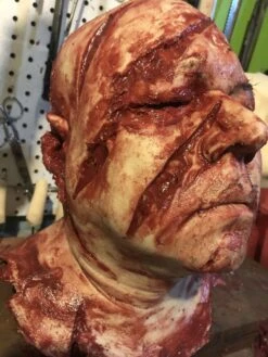 "Silicone Severed Head" Gory Halloween Prop -Halloween Props Shop silicone severed head gory halloween prop 11948591939632