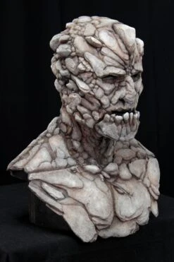 "Slate The Golem" Silicone Mask -Halloween Props Shop slate the golem silicone halloween mask 8721190657
