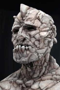 "Slate The Golem" Silicone Mask -Halloween Props Shop slate the golem silicone halloween mask 8721193537