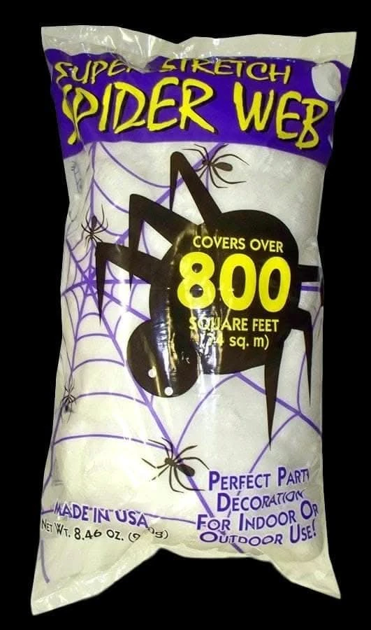 "Spider Web Bag - 8.4oz" Haunted House Decoration 3 "Spider Web Bag - 8.4oz" Haunted House Decoration