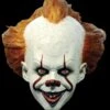 "Stephen King's It - Pennywise 2019" Deluxe Mask -Halloween Props Shop stephen king s it pennywise 2019 deluxe movie halloween mask 14144700055600