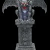 "Stone Gargoyle With Sound And Lights" Halloween Decoration -Halloween Props Shop stone gargoyle with sound and lights halloween decoration 14358136160304