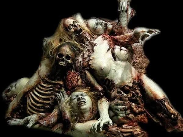 "The Body Pile" Professional Bloody Halloween Prop 3 "The Body Pile" Professional Bloody Halloween Prop