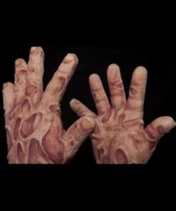 "Toasty" Silicone Halloween Costume Gloves -Halloween Props Shop toasty silicone halloween costume gloves 20360554305