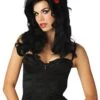 "Vampiress Rose - Black" Halloween Wig -Halloween Props Shop vampiress rose black halloween wig 23058177729