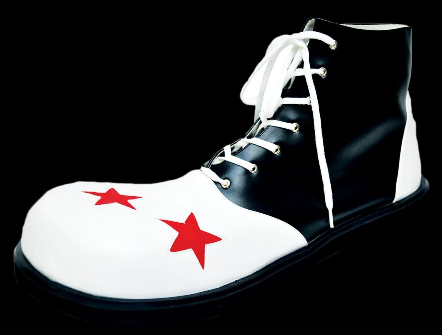 "Wingtip - Black/White" Clown Shoes 3 "Wingtip - Black/White" Clown Shoes