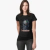 Women's HorrorDome Zombie Skull Fitted T-Shirt -Halloween Props Shop women s horrordome zombie skull fitted t shirt 31598816100400