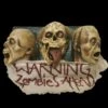 "Zombie Wall Plaque - 3 Faced" Hanging Halloween Decoration -Halloween Props Shop zombie wall plaque 3 faced hanging halloween decoration 28731907833904